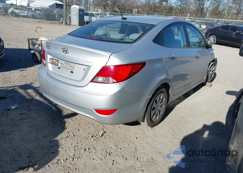 2016 Hyundai Accent Se из США, поврежденный, VIN KMHCT4AE9GU136700